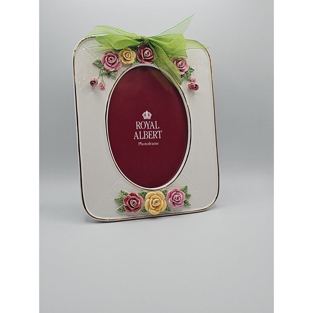 Royal Albert Old Country Roses Porcelain Photo Frame 6" x 4" Photo Sz Floral